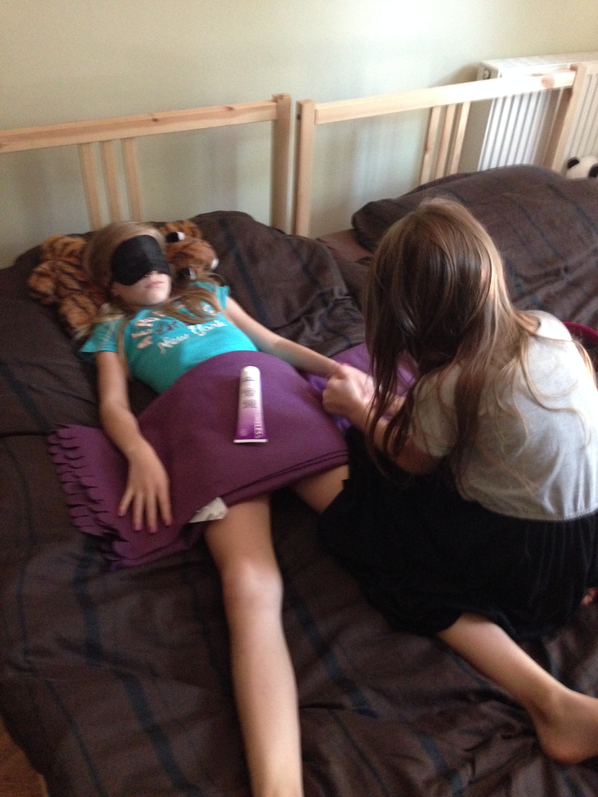 Girls Massaging Each Other